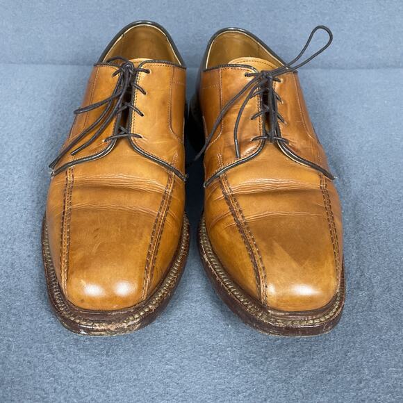 Allen Edmonds Hillcrest 8.5 Light Brown Tan Oxford Shoes Formal Business Luxe main image 5
